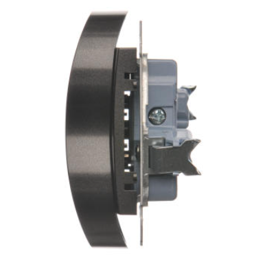 Kontakt SIMON 54 gniazdo podwójne z uziemieniem, antracyt 03